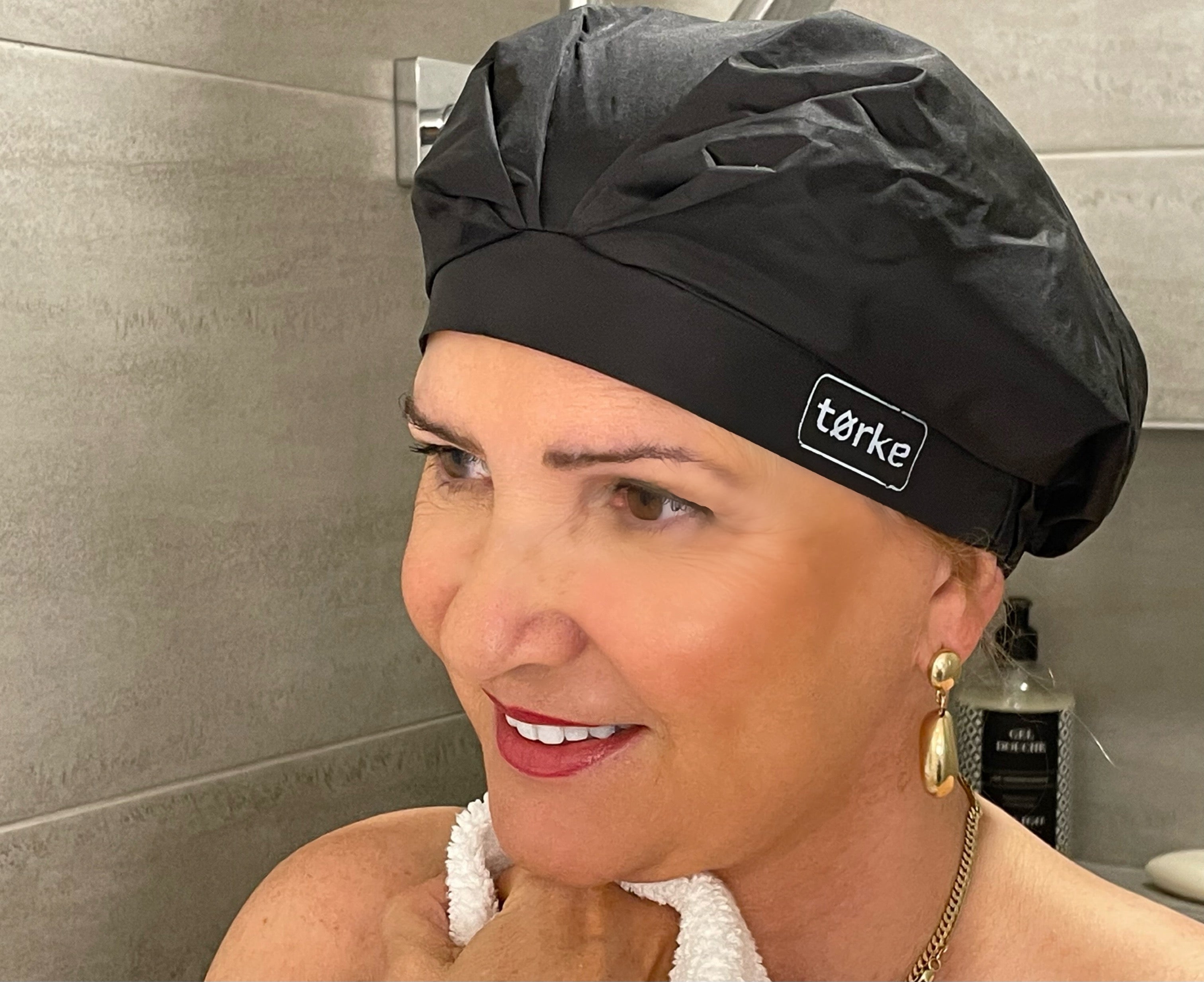 Waterproof Shower and Spa Cap - Black – MyTorke